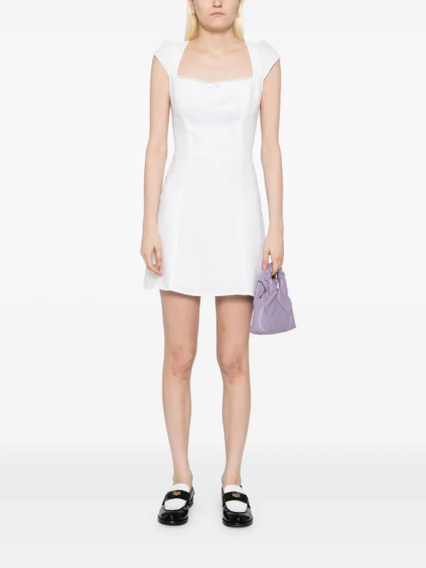 Reformation Loula Linen Dress | White | FARFETCH