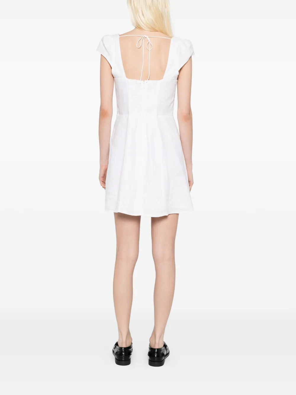 Reformation Loula linnen jurk Wit