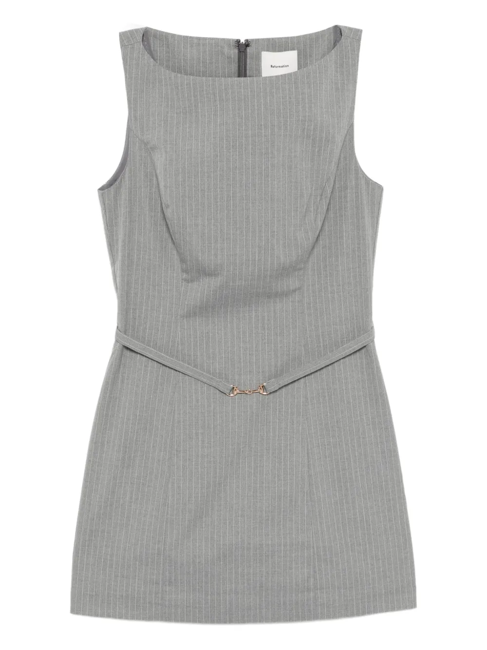 Reformation Taya Dress In Gray