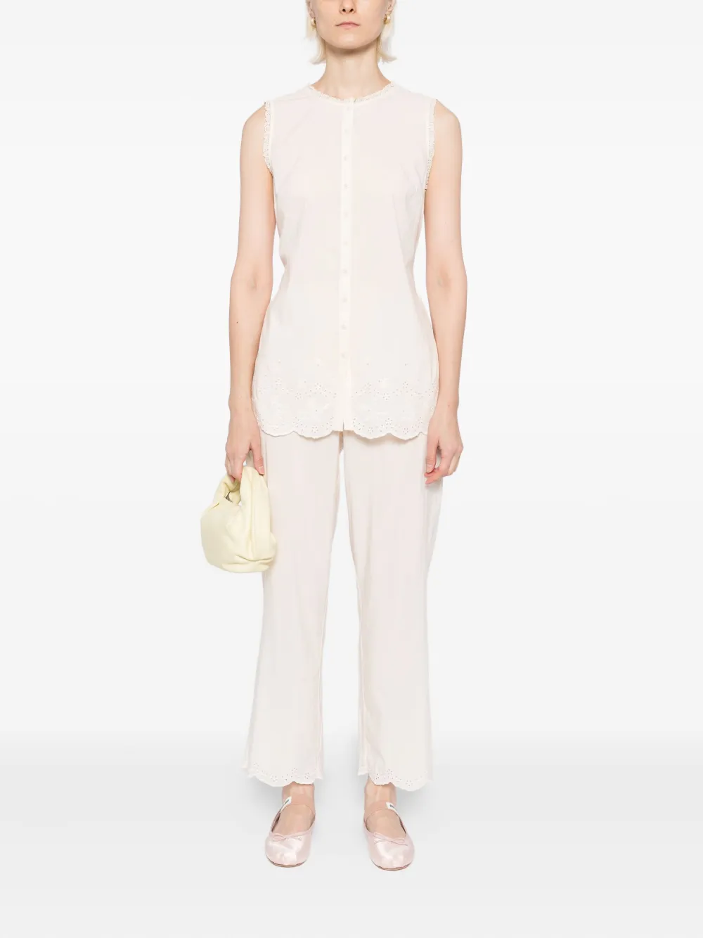 Reformation Willa tweedelige set - Beige