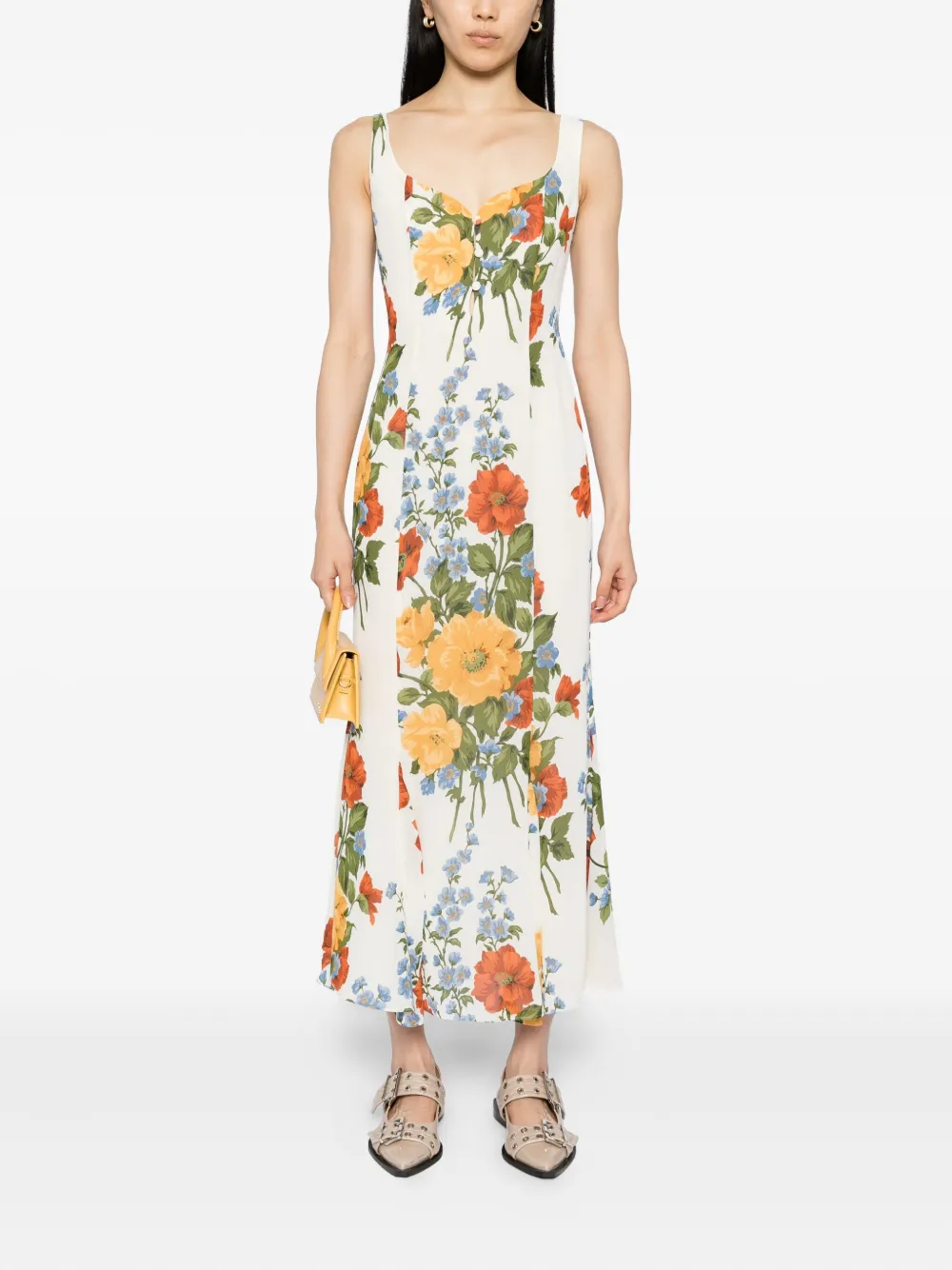 Reformation Laine jurk - Wit