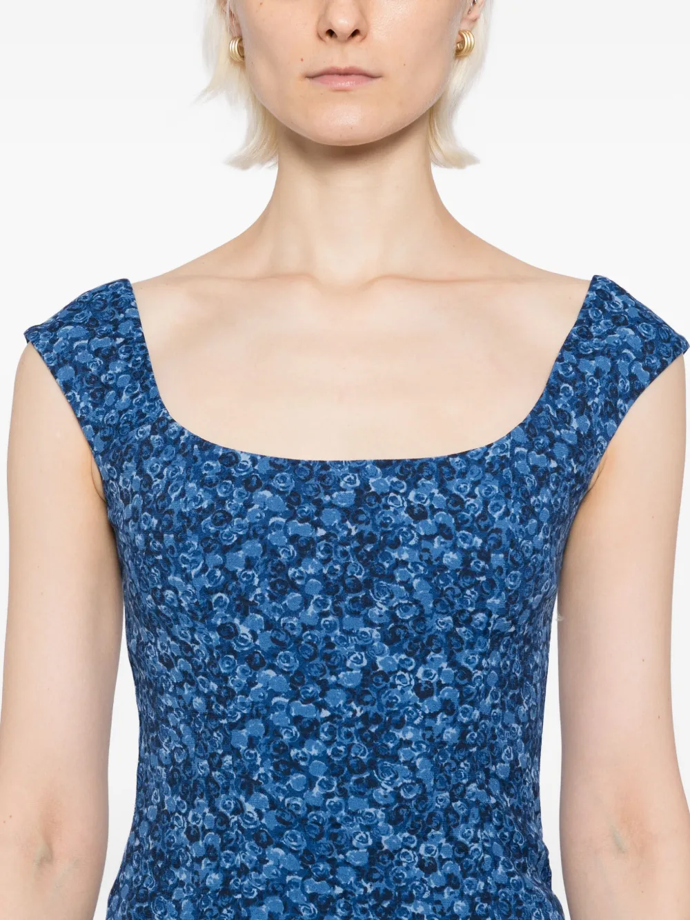 Reformation Navi top Blauw