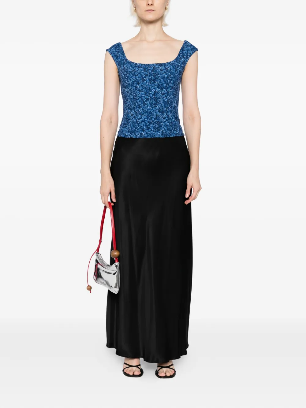 Reformation Navi top - Blauw