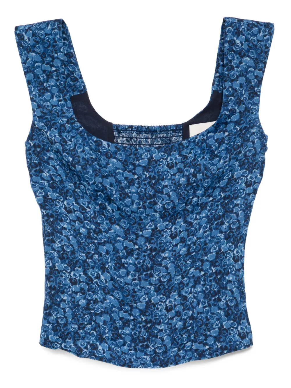 Reformation Navi top Blauw