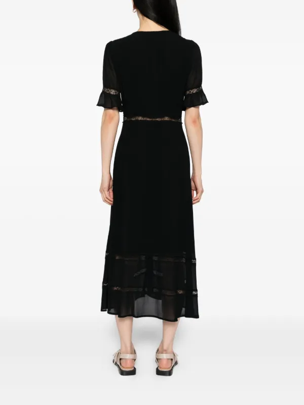 Reformation Women's Woodson Dress - Black - Size 2