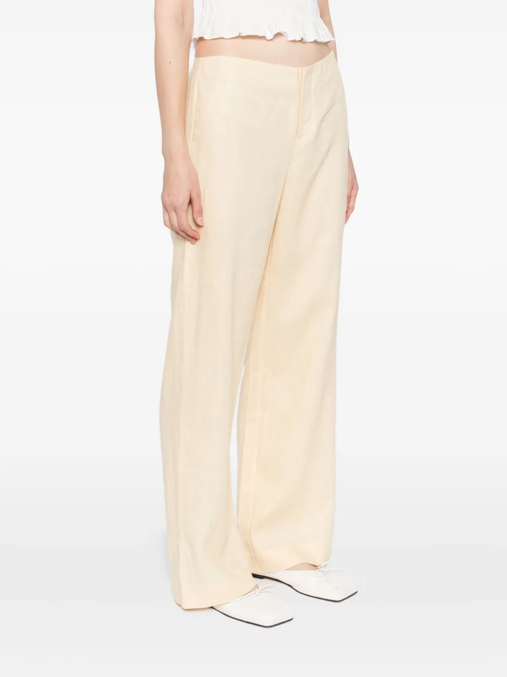 Reformation Vida broek Geel