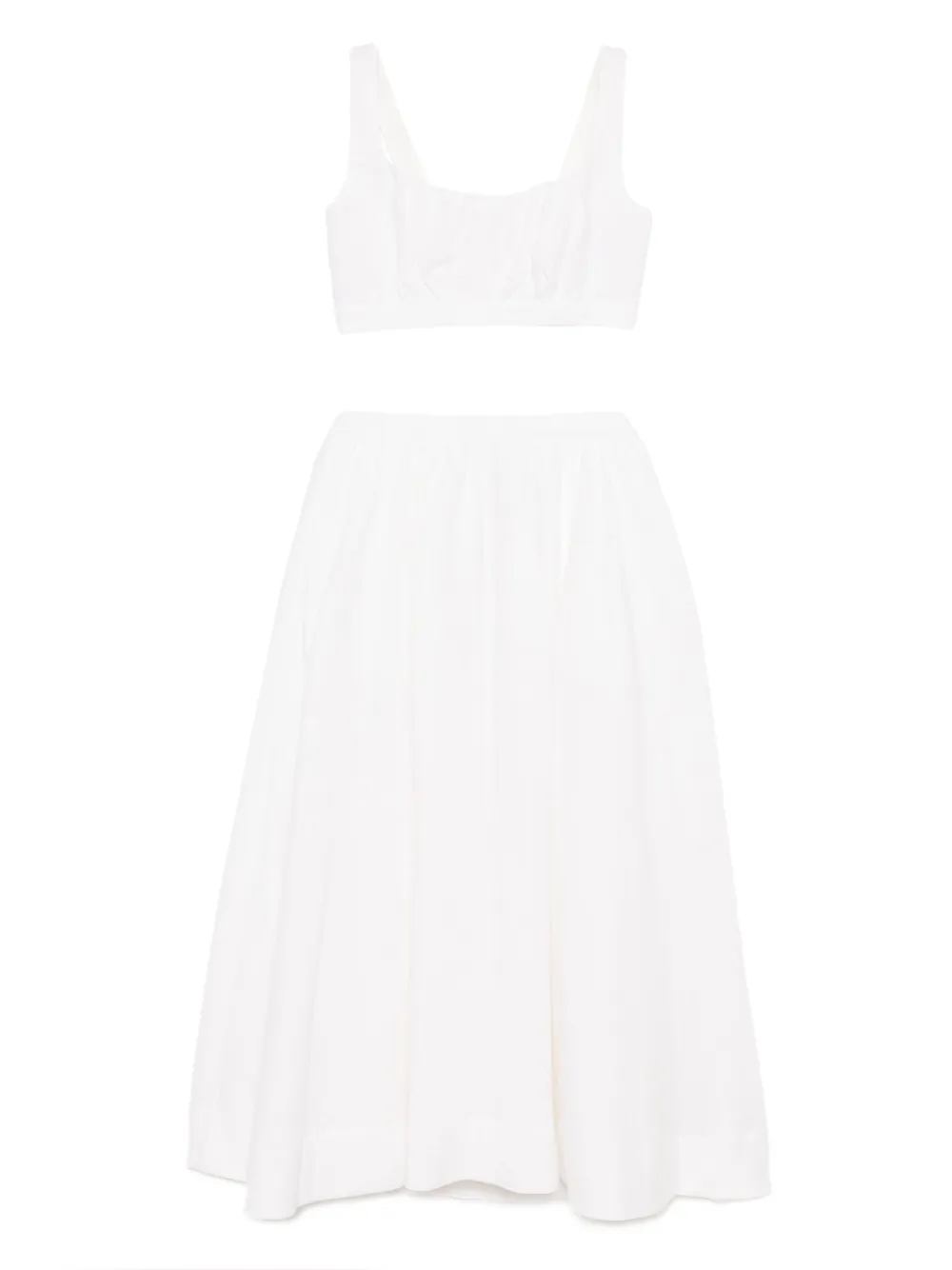 Reformation Shannon Linen Two Piece In White