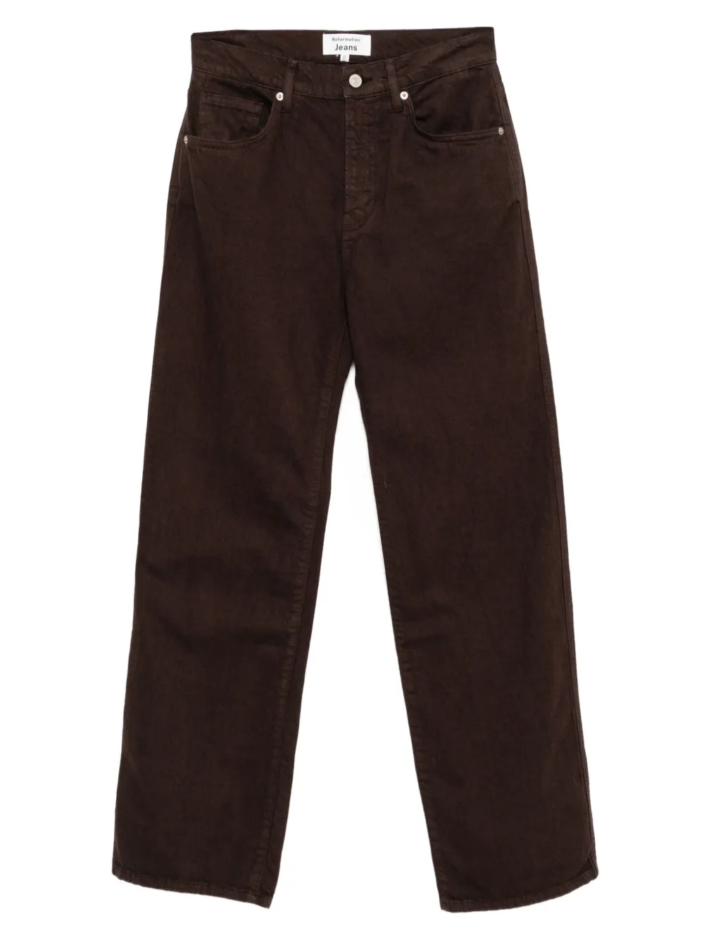 Reformation Val 90s Jeans In Brown