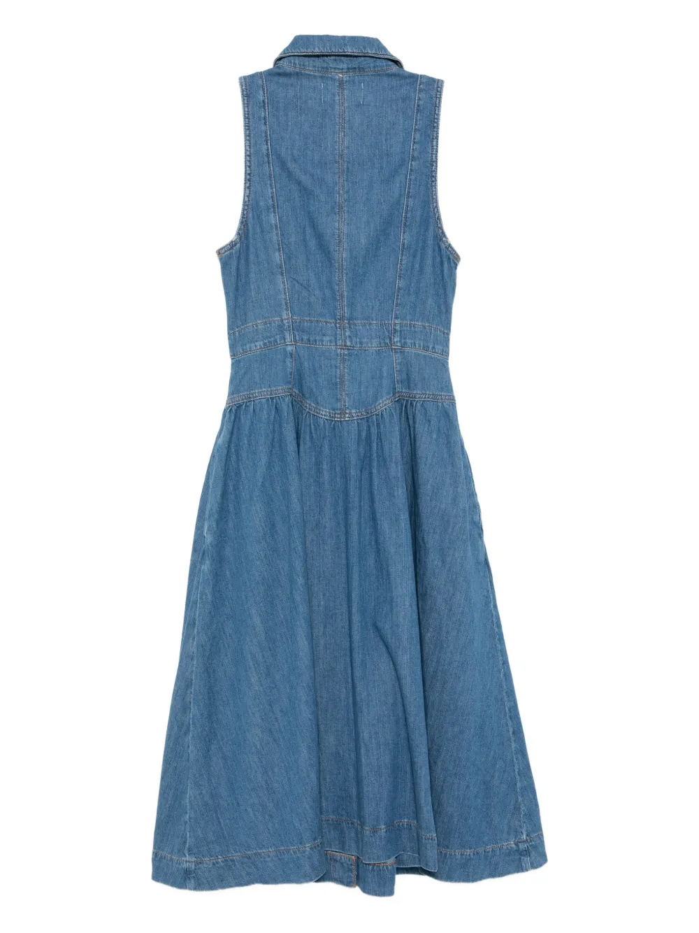Reformation Ellison denim jurk - Blauw