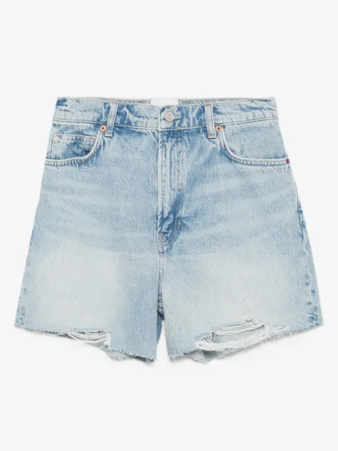 Reformation Saige denim shorts