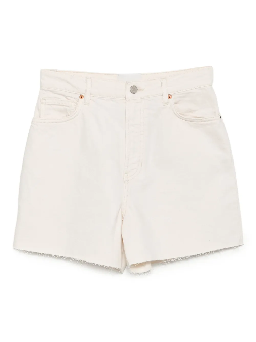 Reformation Saige Denim Shorts In White