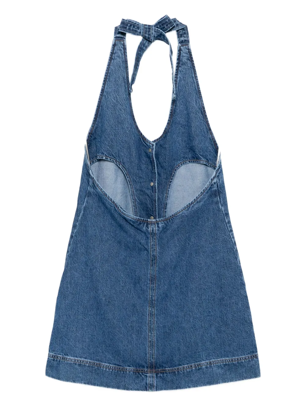 Reformation Brittany mini-jurk - Blauw