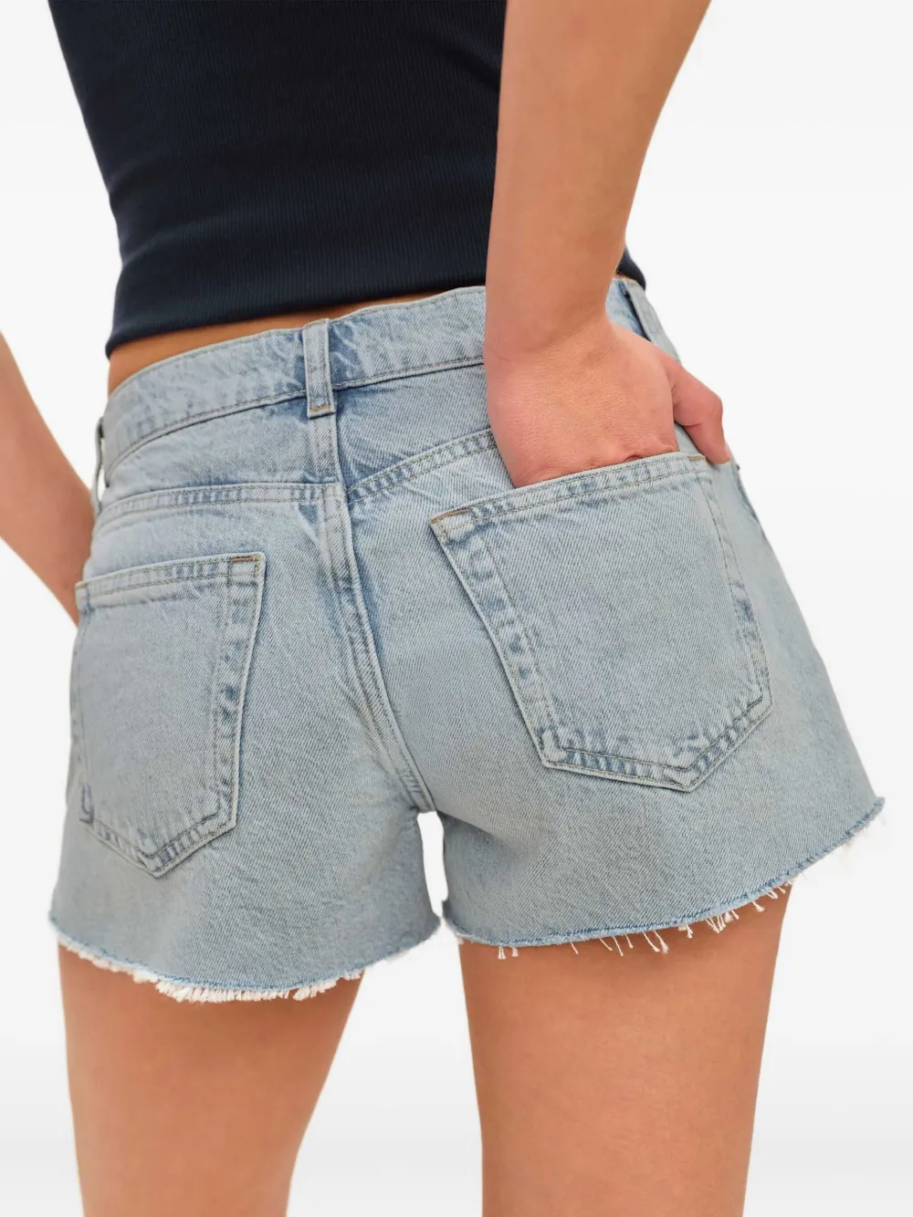 Reformation Sutton Shorts In Blue