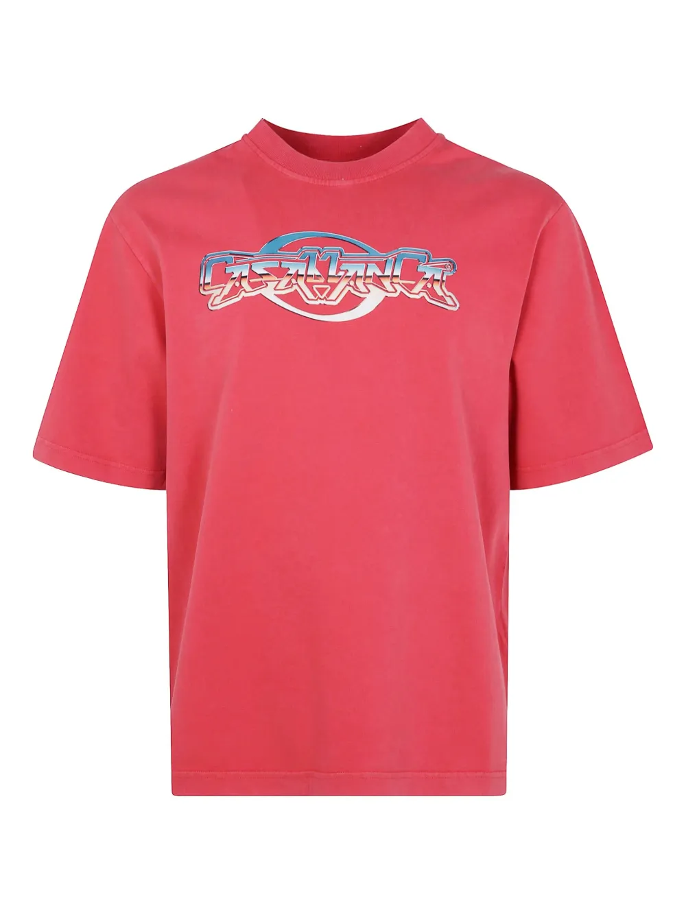 Casablanca T-shirt met logoprint Rood
