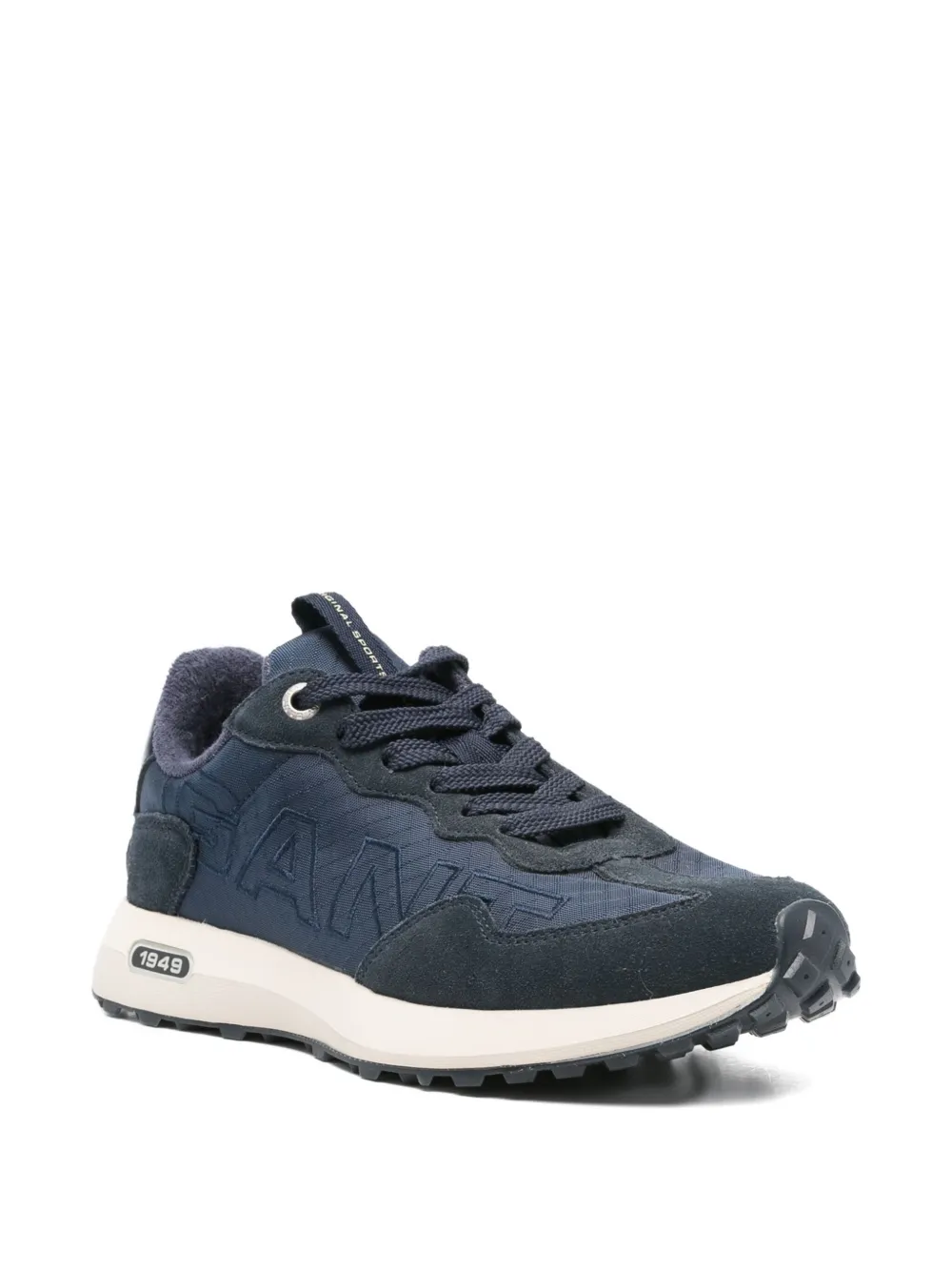 Gant Sneakers met geborduurd logo Blauw
