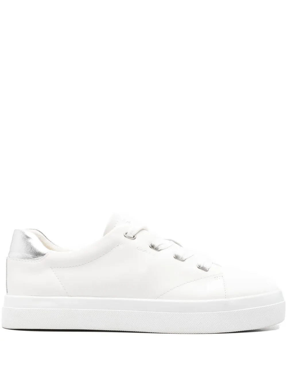 Gant Avona metallic-detail leather sneakers White