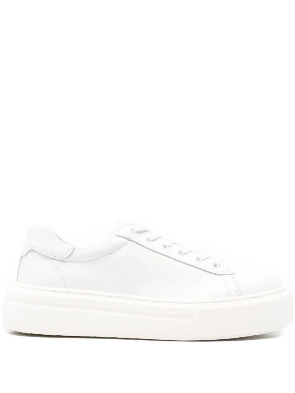 Gant leather platform sneakers White