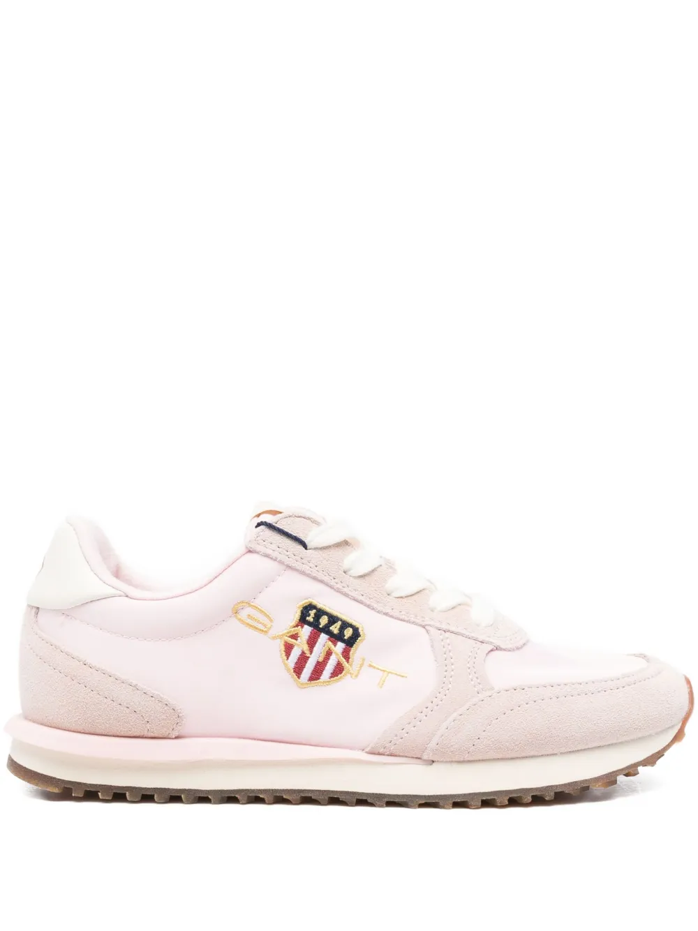 Gant logo-embroidered sneakers Pink