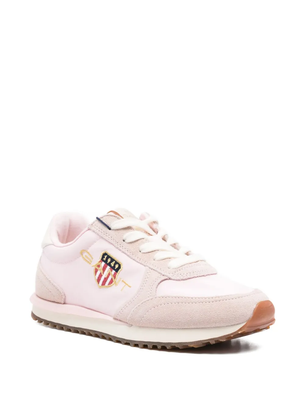 Gant logo-embroidered sneakers - Roze
