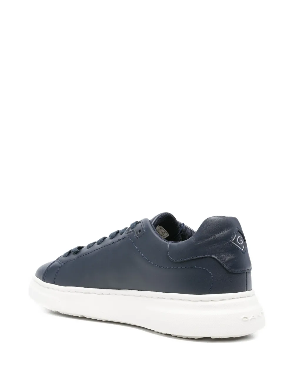 Gant logo-detail leather sneakers Blue