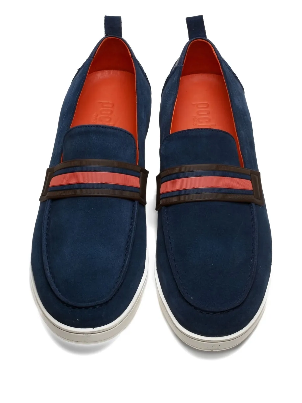 Poche Paris leather loafers Blue