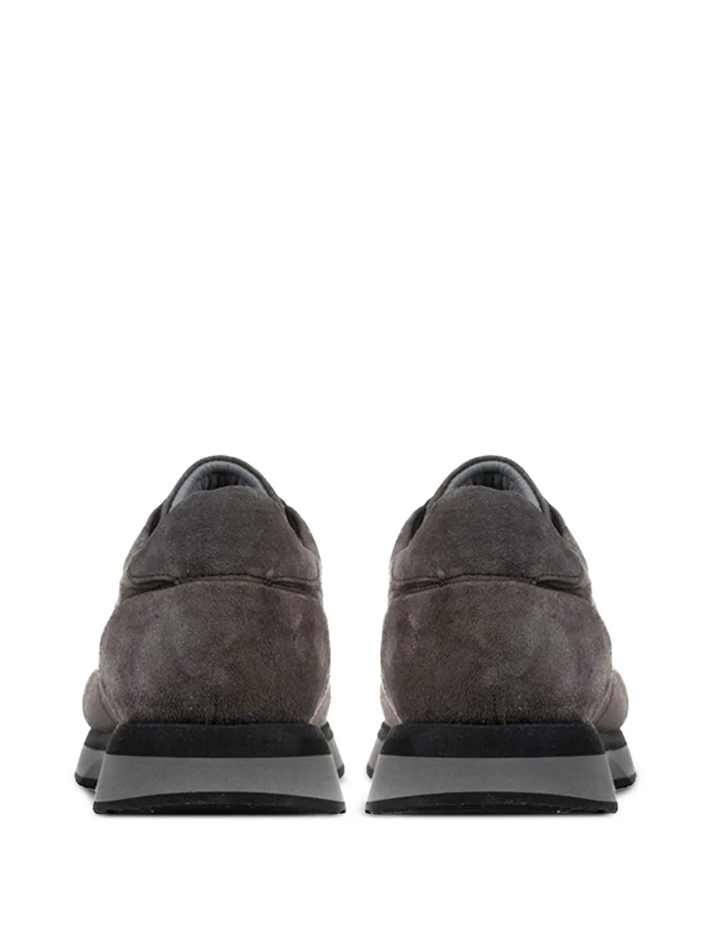 Poche Paris Tenisice perforated suede sneakers Grey
