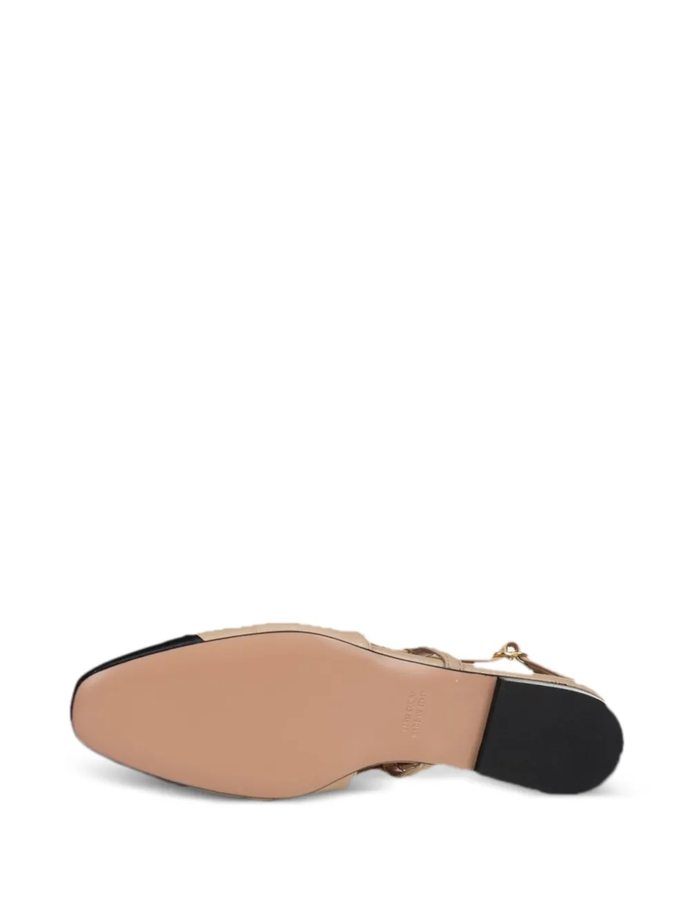 Poche Paris Yvette slingback two-tone pumps Neutrals