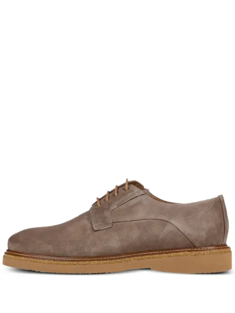 Poche Paris lace-up suede derby shoes