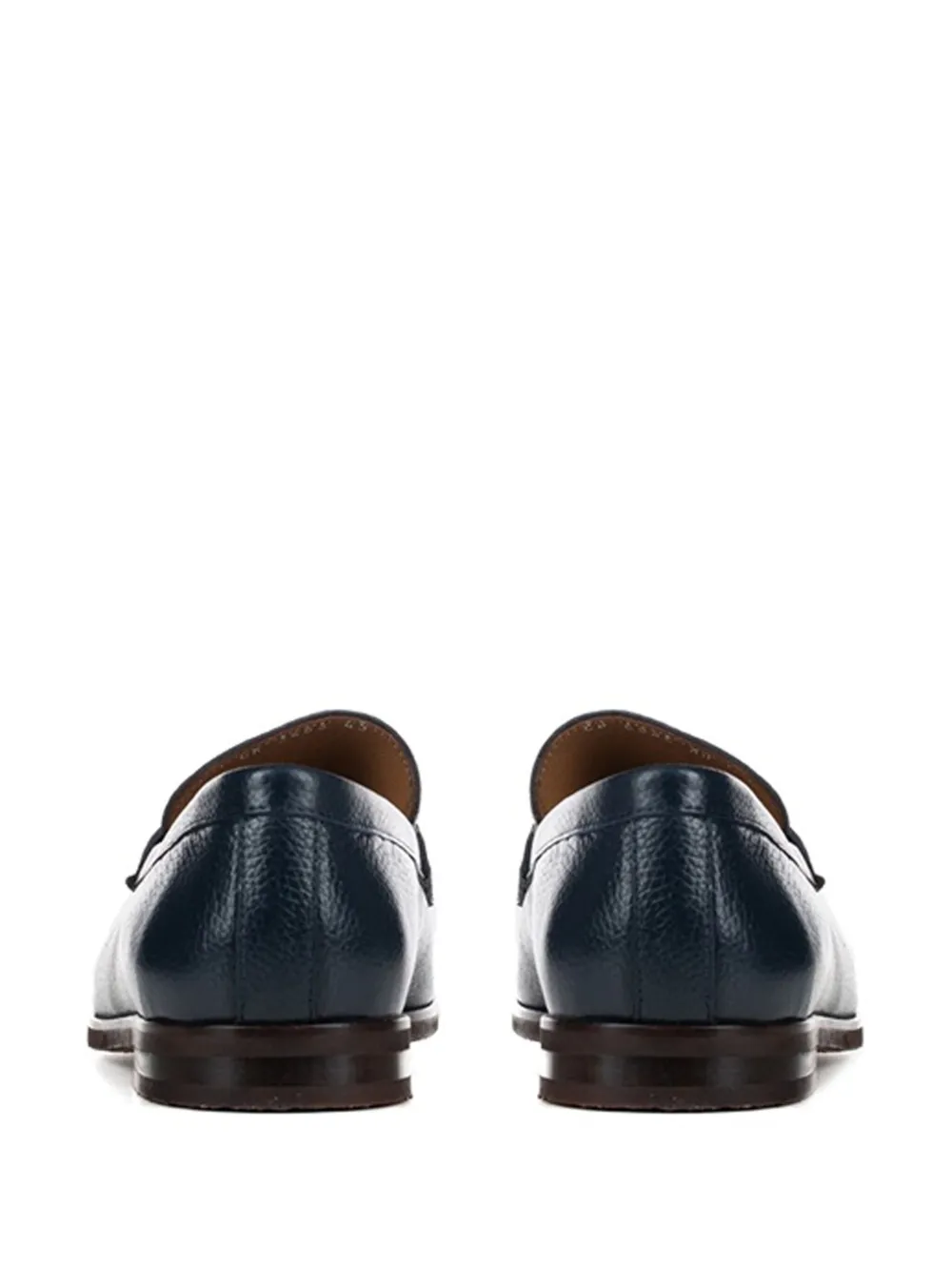Poche Paris horsebit-detail leather loafers Blue
