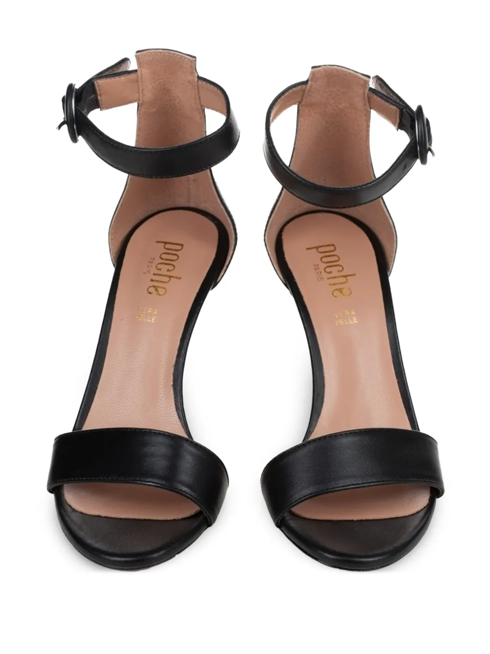 Poche Paris ankle-strap sandals Black