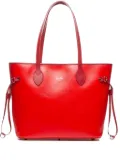 Poche Paris leather drawstring tote bag - Red