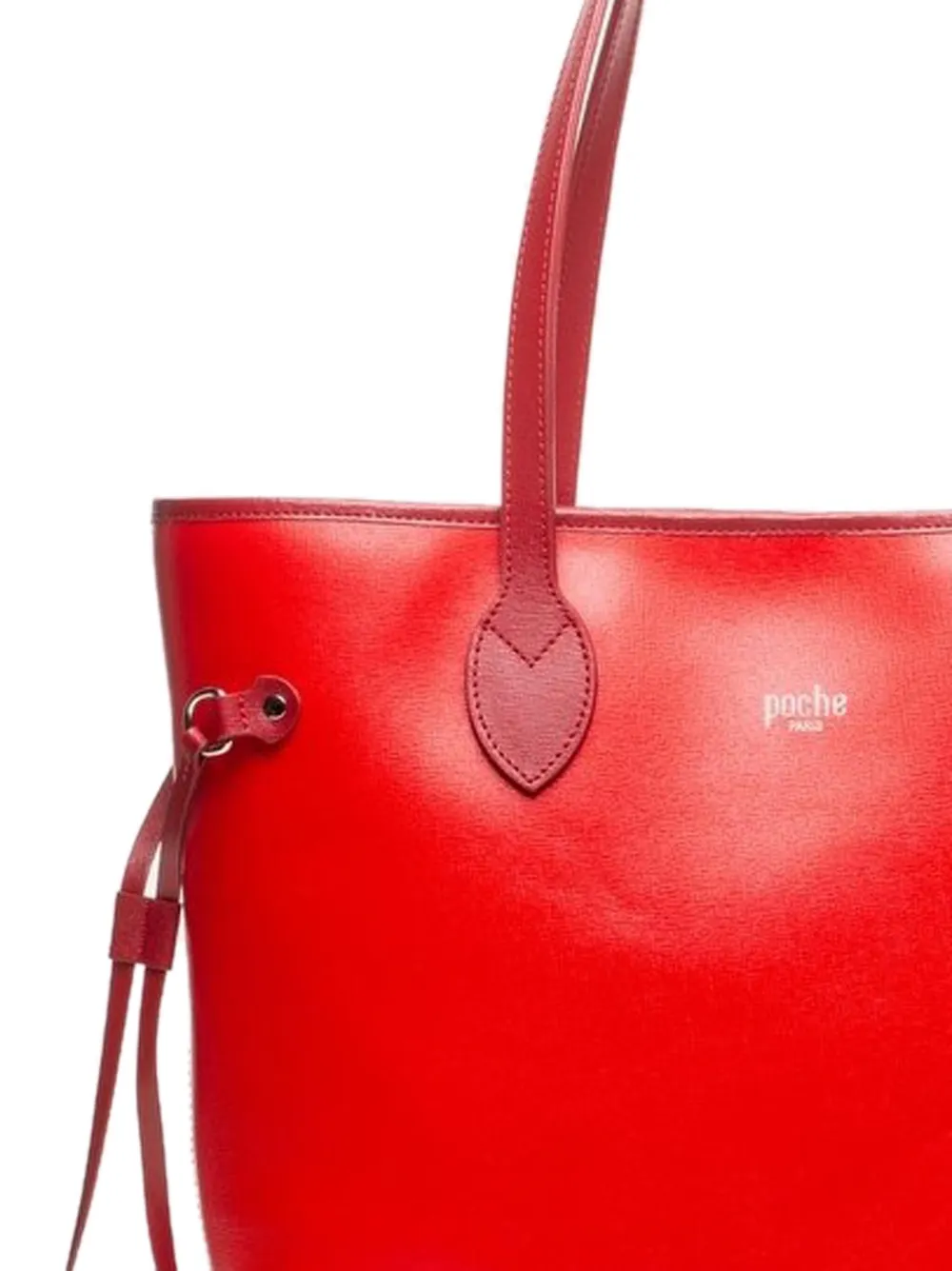 Poche Paris leather drawstring tote bag | Image 2