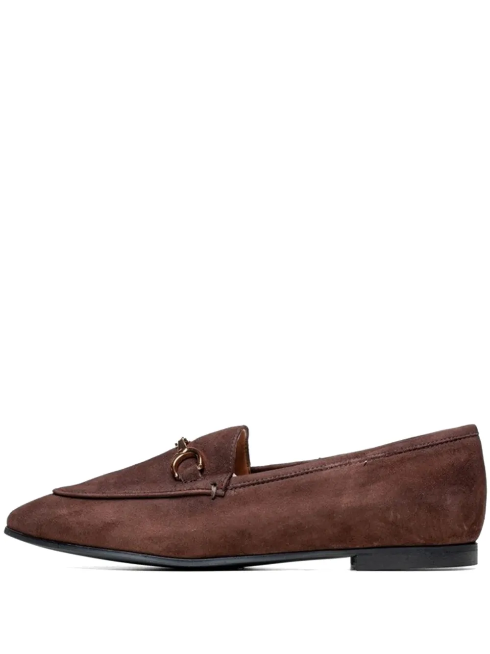 Poche Paris Horsebit Suede Loafers In Brown