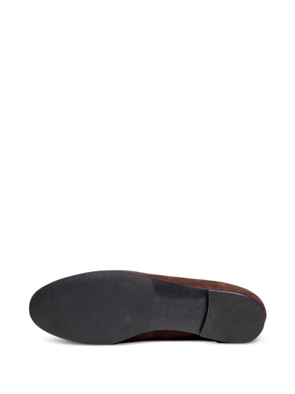 Poche Paris horsebit suede loafers Brown