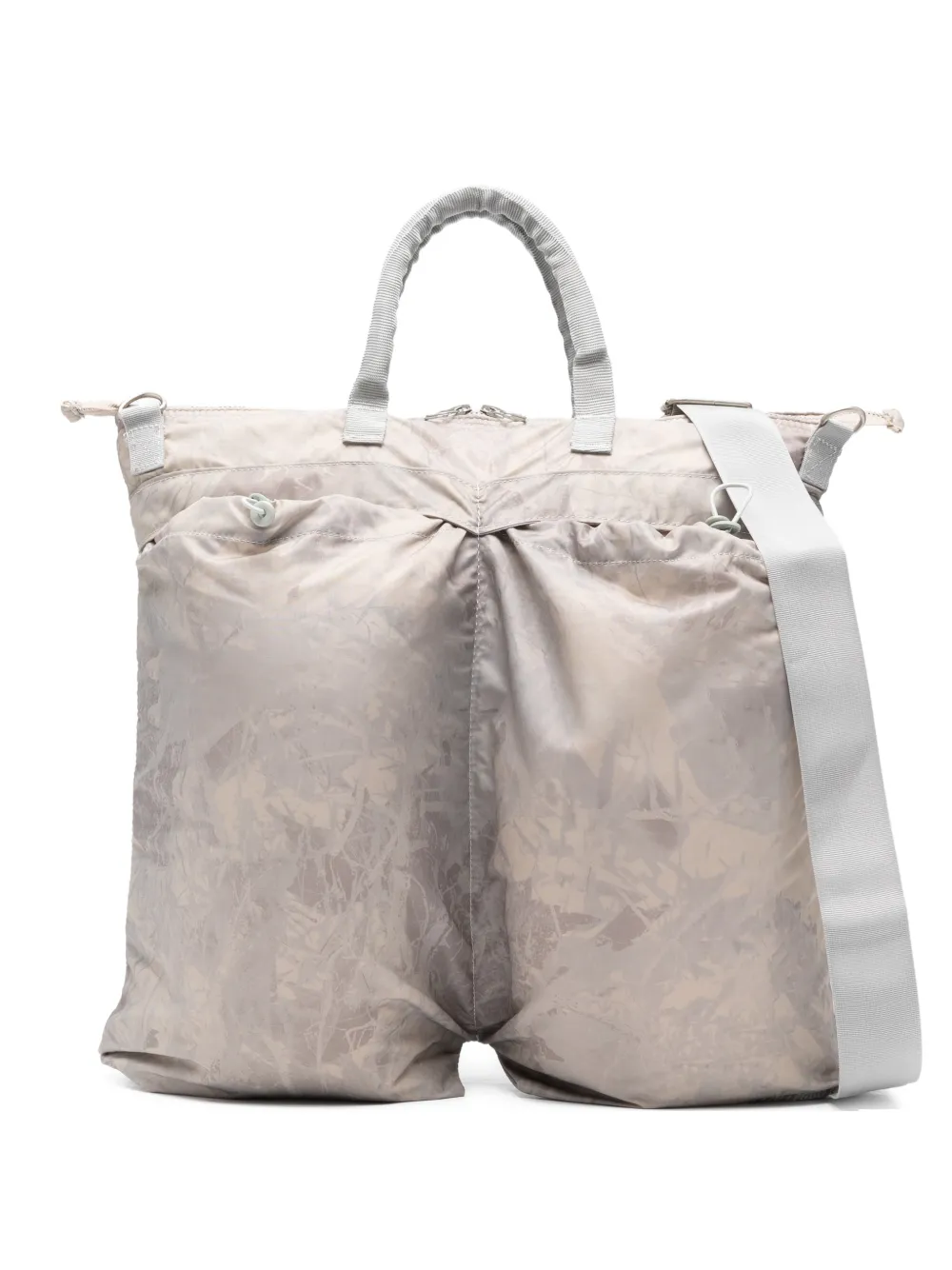 OAMC Helmet top-handle patterned tote bag | Neutrals | Image 1