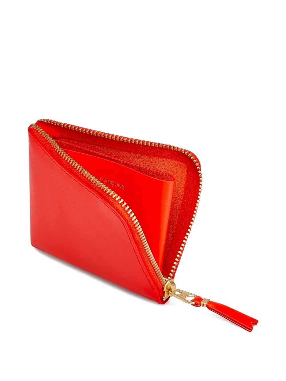 Comme Des Garçons Wallet zip-around leather wallet - Oranje