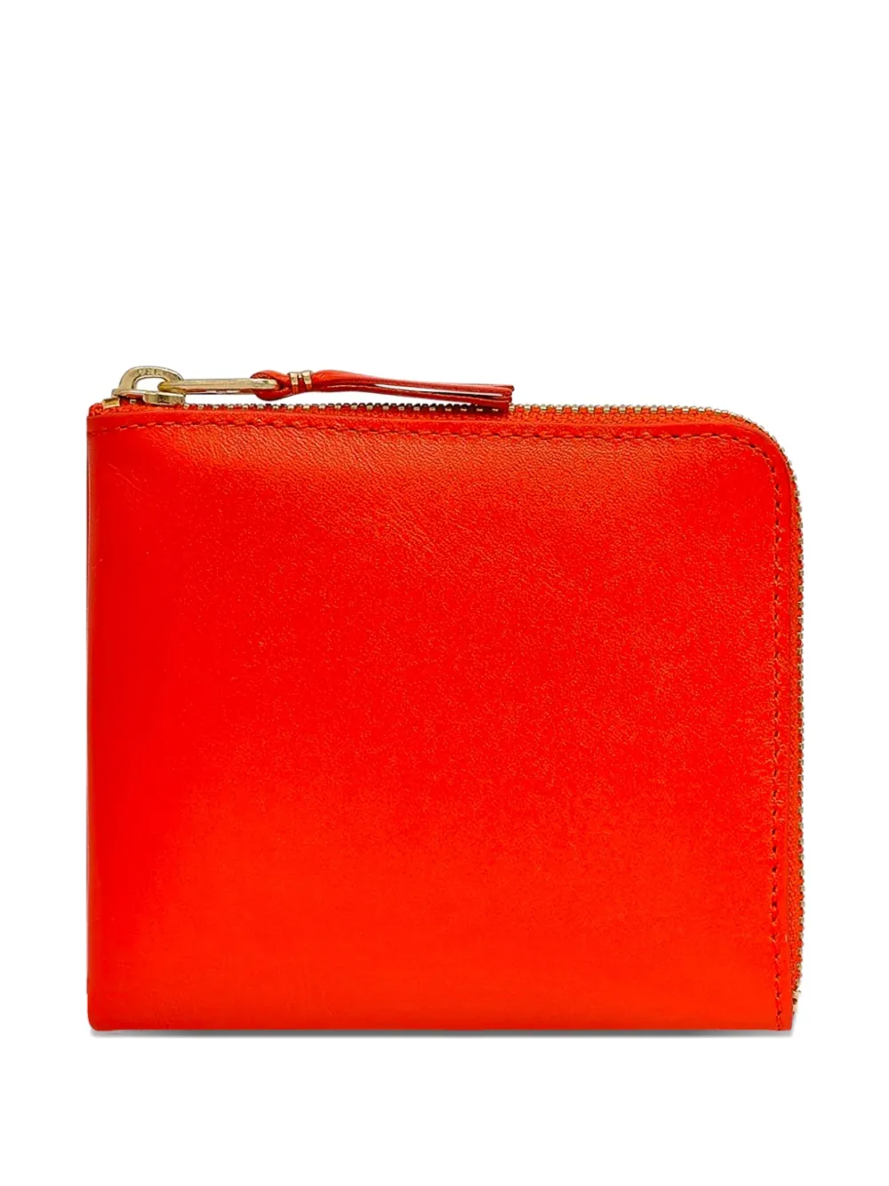 Comme Des Garçons Wallet zip-around leather wallet Oranje