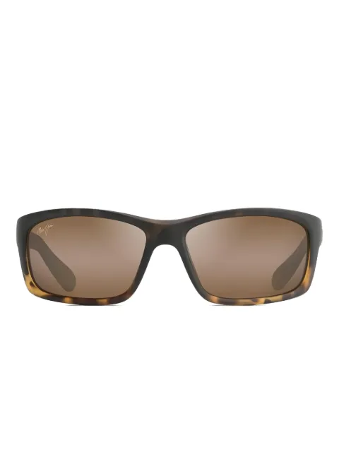 Maui Jim Kanaio Coast tortoise-ombre rectangle sunglasses