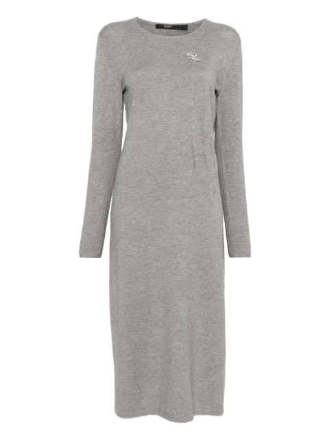 Seventy embellished long-sleeved dress