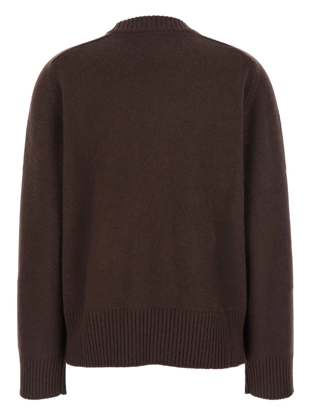 LouLou de Saison Baltra ribbed-neck sweater Bruin