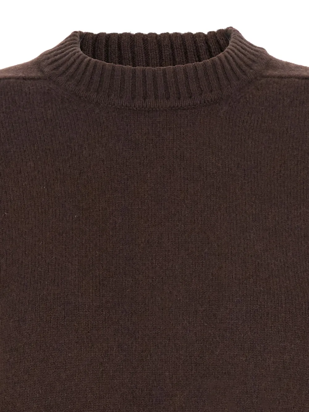 LouLou de Saison Baltra ribbed-neck sweater Bruin
