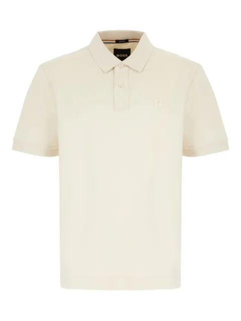 HUGO embroidered logo polo shirt