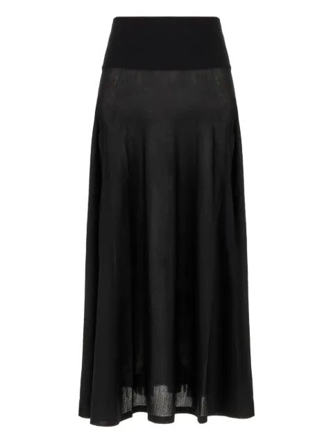 Alaïa wool flared skirt