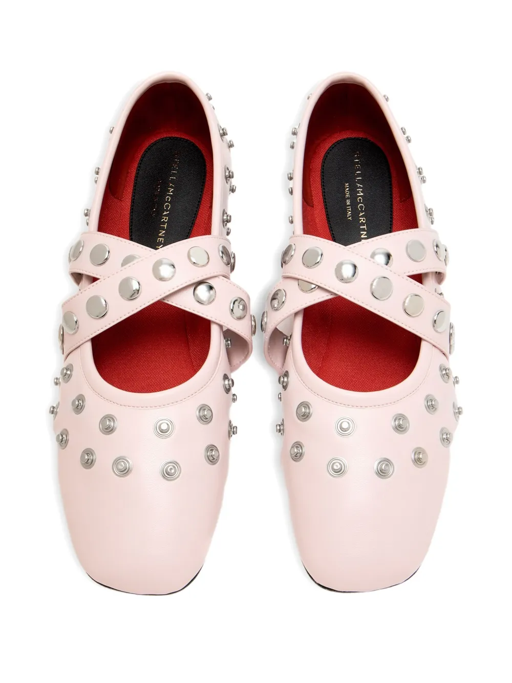 Stella McCartney Ballerina's met studs Roze