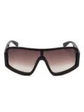 Stella McCartney Eyewear geometric-frame sunglasses - Brown
