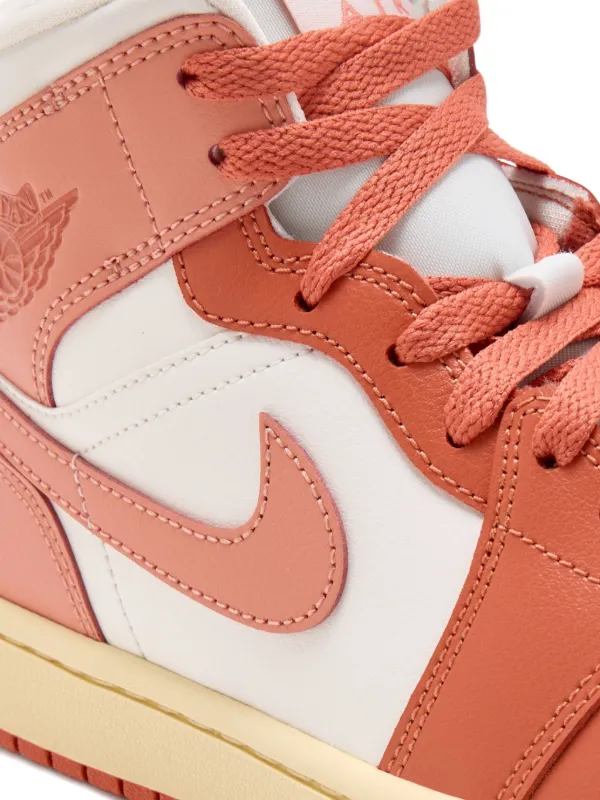 Nike Air Jordan high-top Sneakers Orange FARFETCH BH