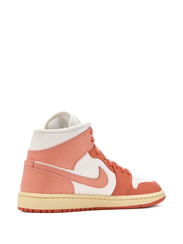 apricot mids jordans