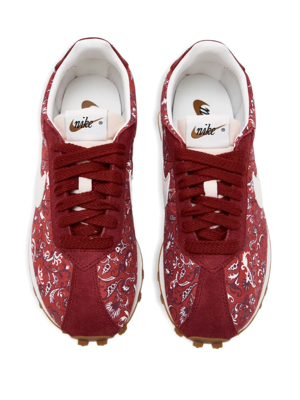 Nike LD-1000 paisley-print low-top sneakers Red