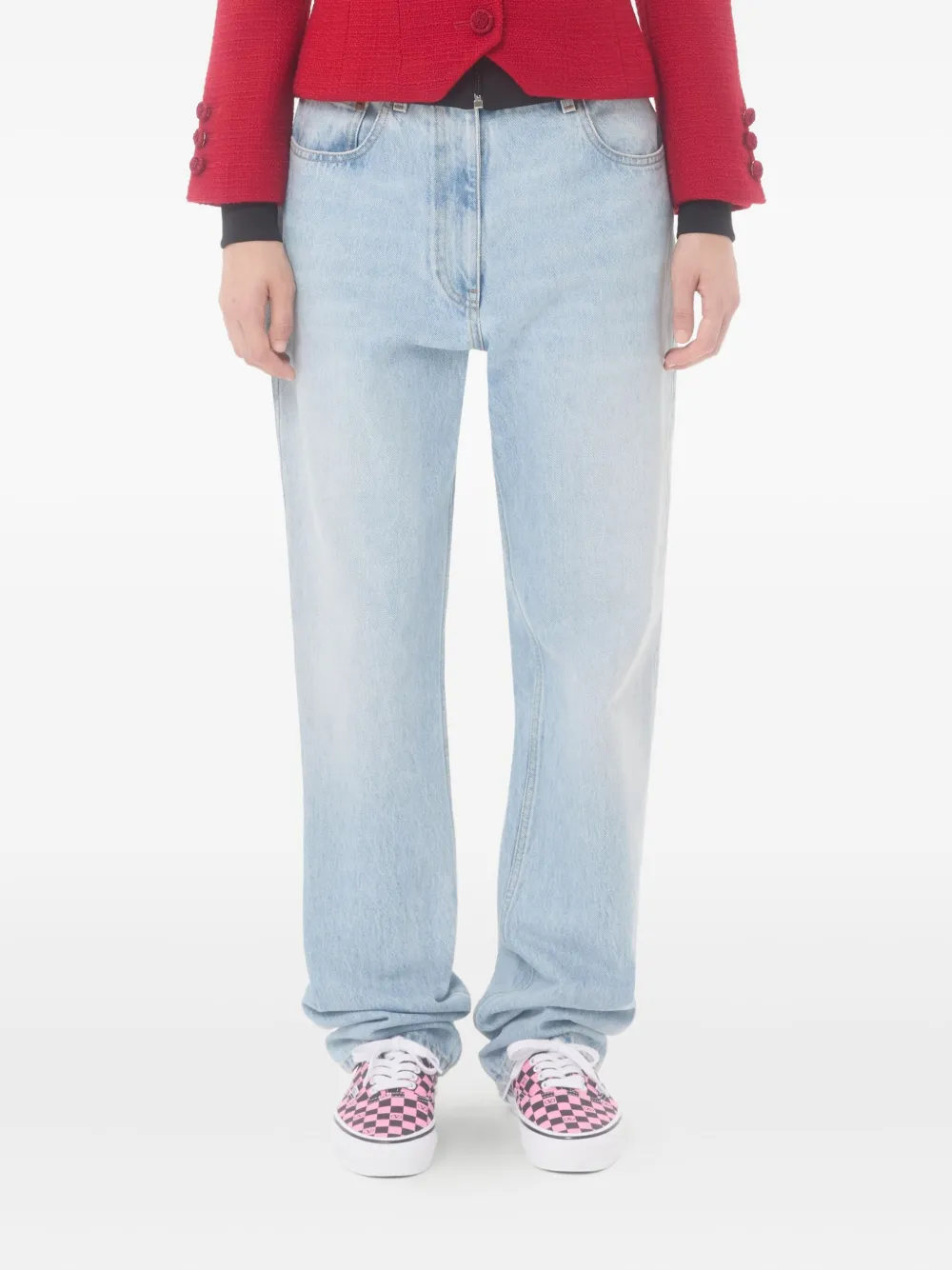 Valentino Denim Trousers Woman Denim 30 In Blue