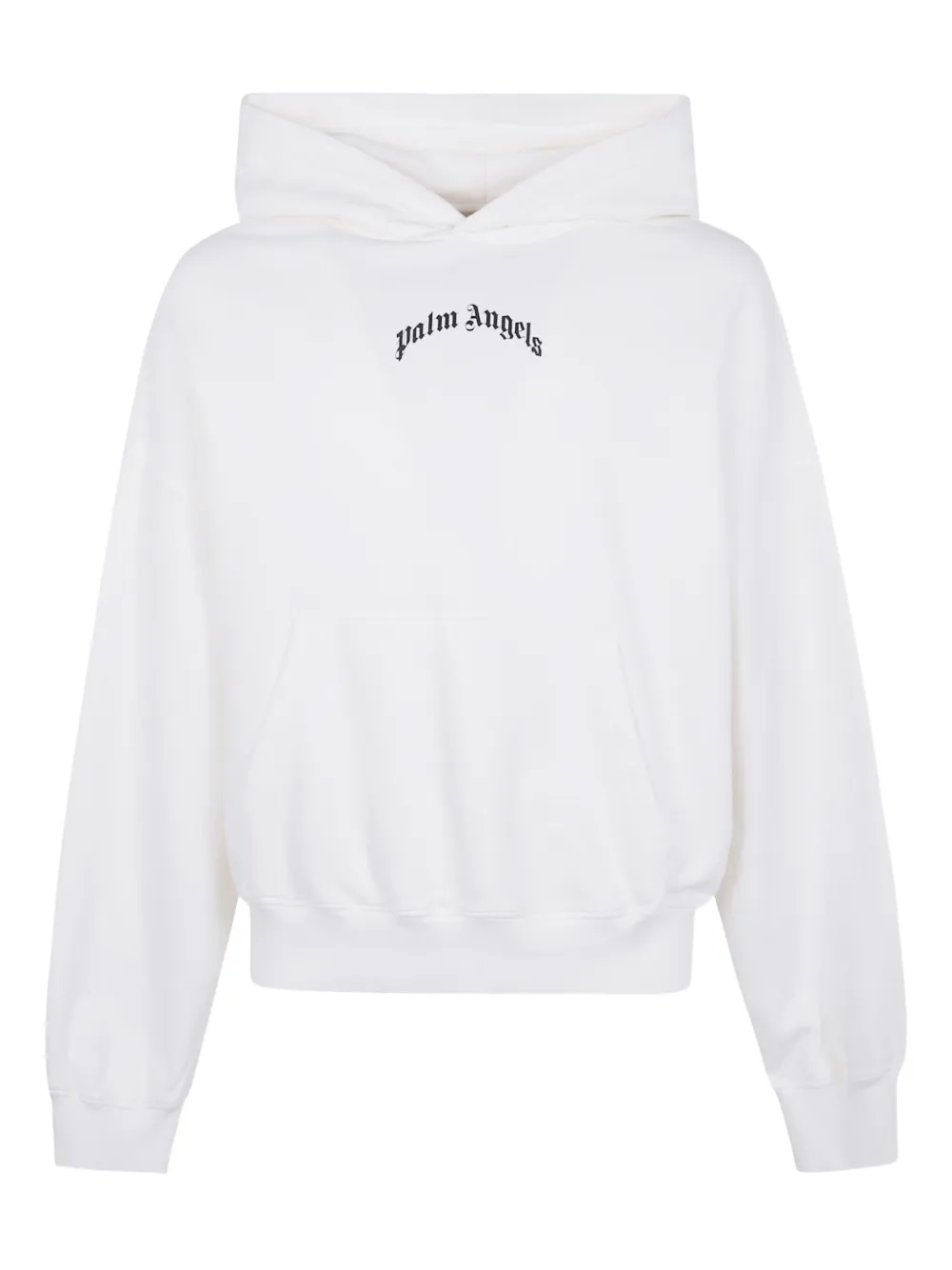 Palm Angels Katoenen hoodie met logoprint Beige